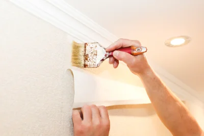 Pose de papier peint à Méallet — revêtements muraux et toiles de verre
